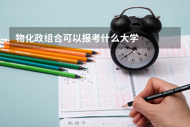 物化政组合可以报考什么大学