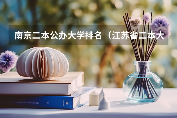 南京二本公办大学排名（江苏省二本大学排名及分数线）