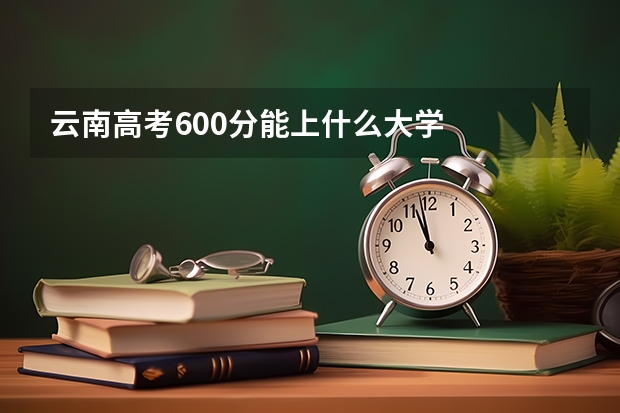 云南高考600分能上什么大学