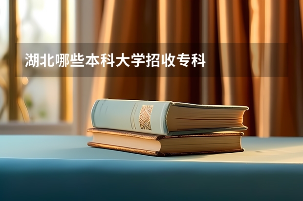 湖北哪些本科大学招收专科
