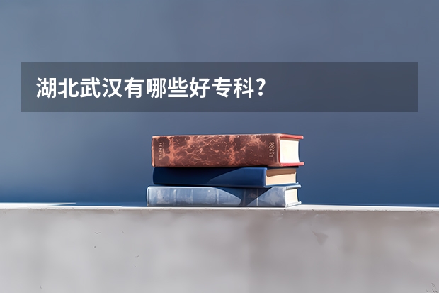湖北武汉有哪些好专科?