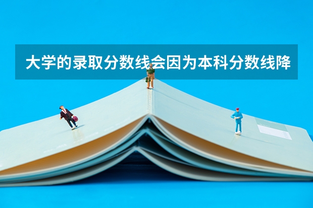 大学的录取分数线会因为本科分数线降低吗?