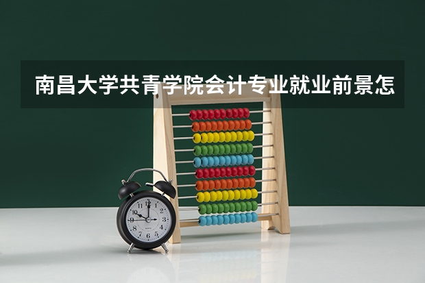 南昌大学共青学院会计专业就业前景怎么样?