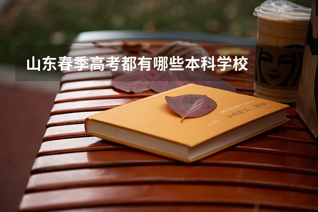 山东春季高考都有哪些本科学校
