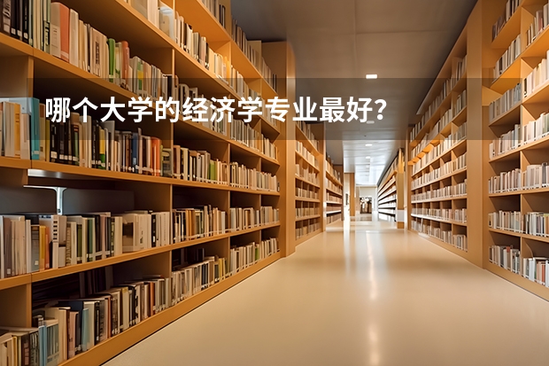 哪个大学的经济学专业最好?