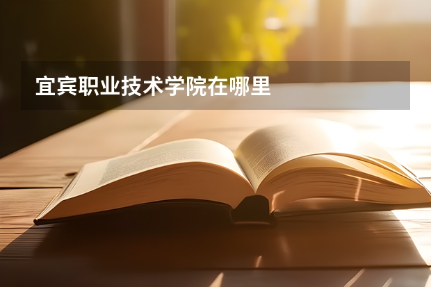 宜宾职业技术学院在哪里