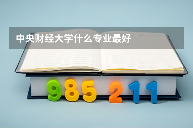 中央财经大学什么专业最好