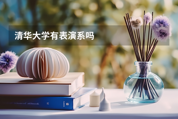 清华大学有表演系吗
