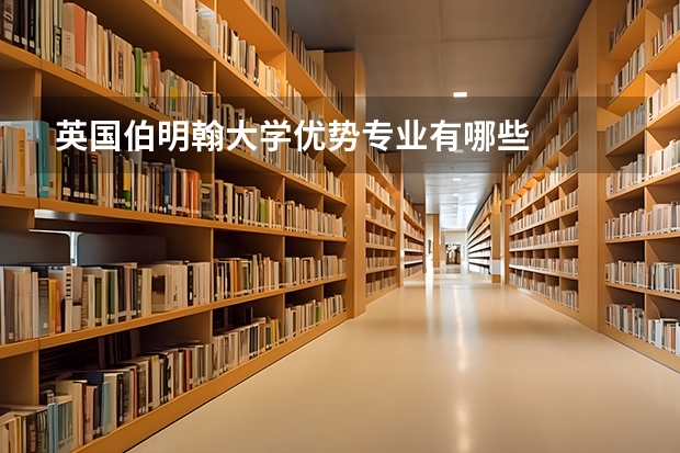 英国伯明翰大学优势专业有哪些