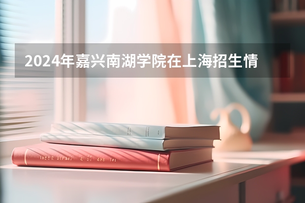 2024年嘉兴南湖学院在上海招生情况怎么样