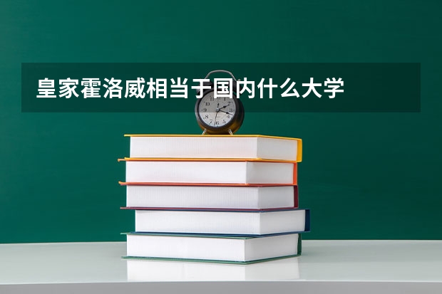 皇家霍洛威相当于国内什么大学