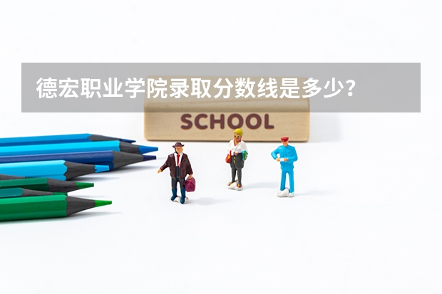 德宏职业学院录取分数线是多少？