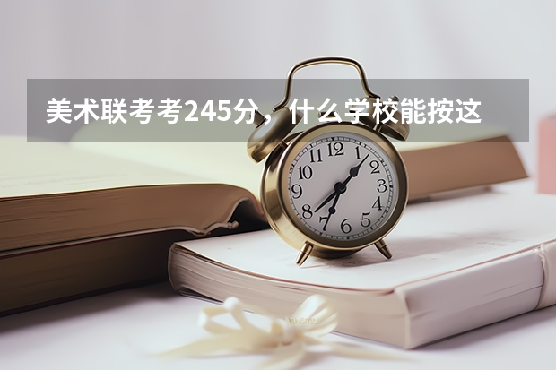 美术联考考245分,什么学校能按这个分录取
