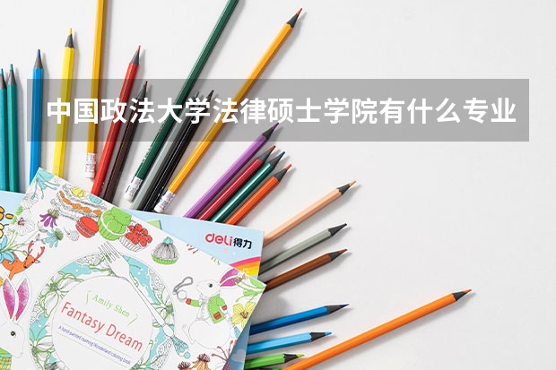 中国政法大学法律硕士学院有什么专业