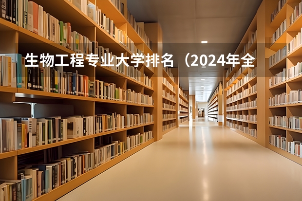 生物工程专业大学排名（2024年全国应用生物科学专业全国大学排名,附前十名具体名单）