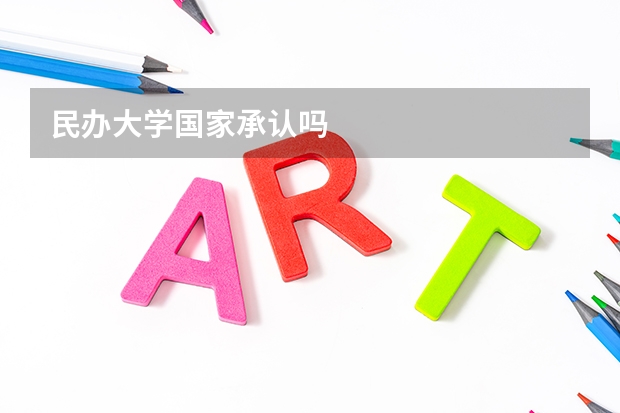 民办大学国家承认吗