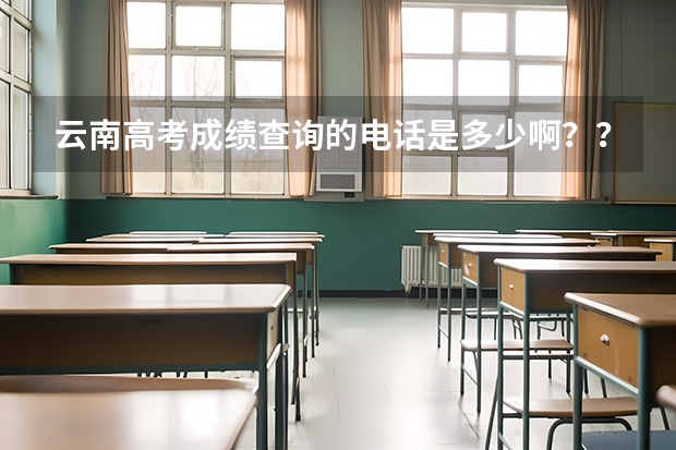 云南高考成绩查询的电话是多少啊??