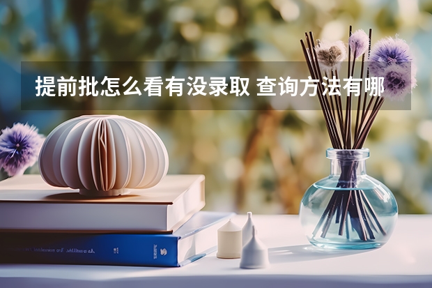 提前批怎么看有没录取 查询方法有哪些