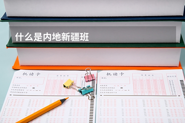 什么是内地新疆班