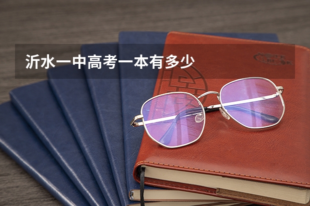 沂水一中高考一本有多少