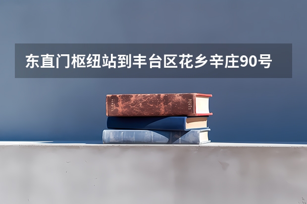 东直门枢纽站到丰台区花乡辛庄90号 去北京信息职业学院南校区 怎么坐车 从东直门枢纽站