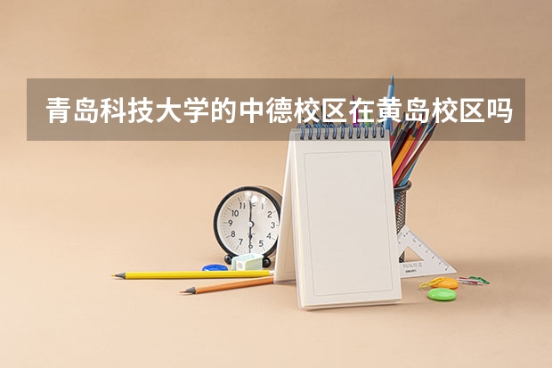 青岛科技大学的中德校区在黄岛校区吗,?