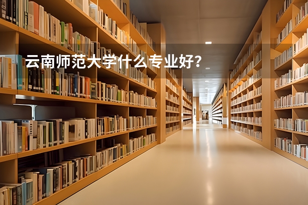 云南师范大学什么专业好?