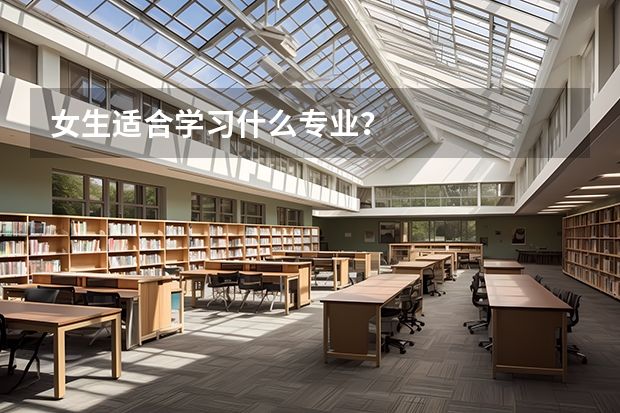 女生适合学习什么专业?