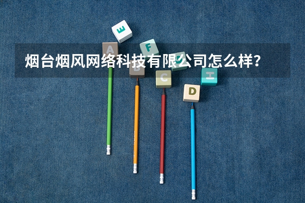 烟台烟风网络科技有限公司怎么样?