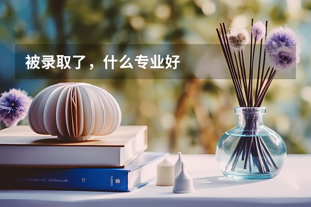 被录取了,什么专业好