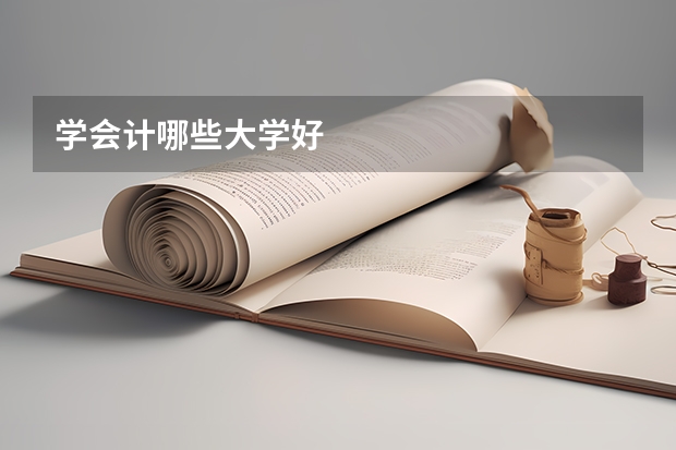 学会计哪些大学好