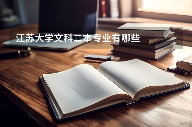 江苏大学文科二本专业有哪些
