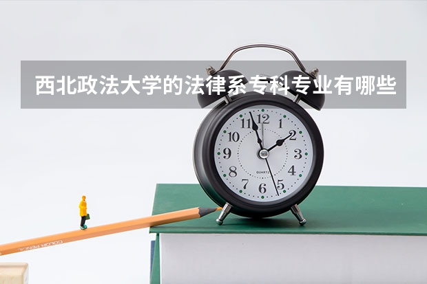 西北政法大学的法律系专科专业有哪些？