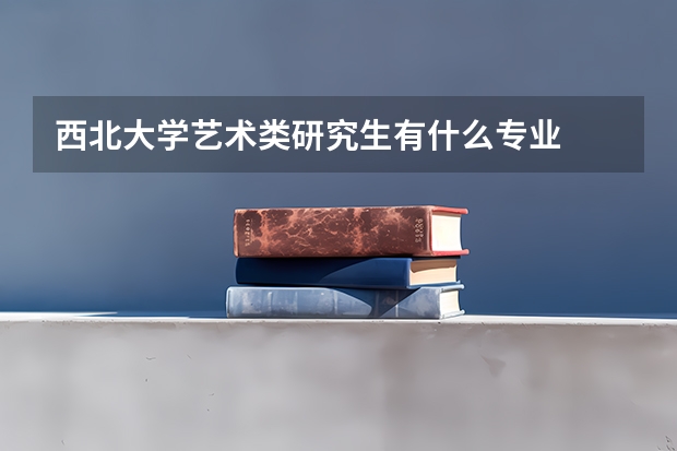 西北大学艺术类研究生有什么专业