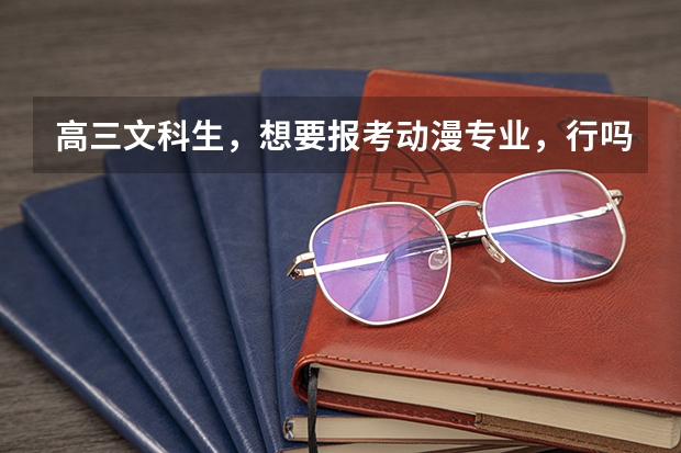 高三文科生,想要报考动漫专业,行吗