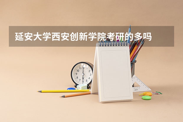 延安大学西安创新学院考研的多吗