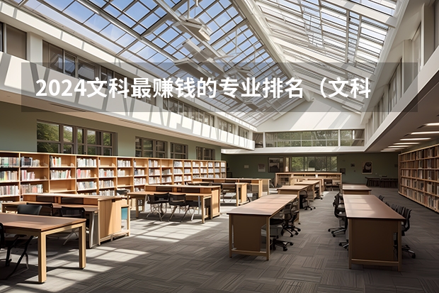 2024文科最赚钱的专业排名（文科十大最好专业排名 前景最好的专业）