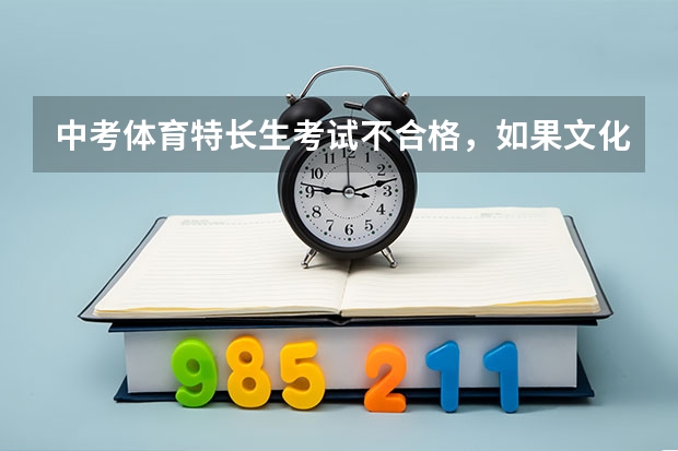中考体育特长生考试不合格,如果文化课超过普通分数线,还能上高中吗?我是青岛市黄岛区的