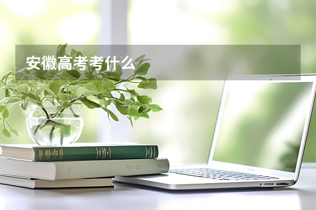 安徽高考考什么