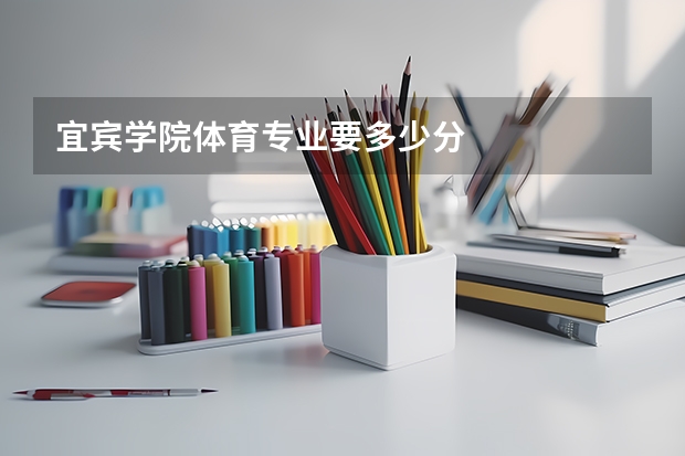 宜宾学院体育专业要多少分