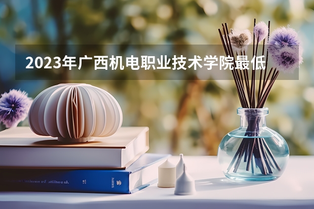 2023年广西机电职业技术学院最低录取分数参考 广西往年录取分数线