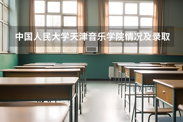 中国人民大学天津音乐学院情况及录取分数对比