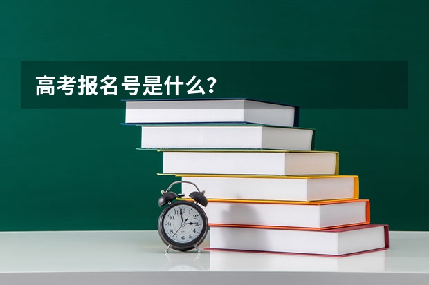 高考报名号是什么？