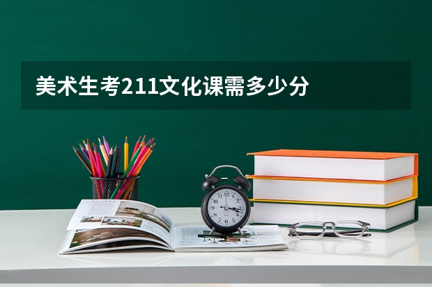 美术生考211文化课需多少分