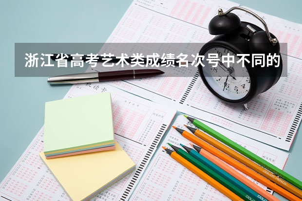 浙江省高考艺术类成绩名次号中不同的字母分别代表什么意思呀？