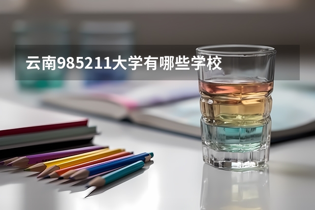 云南985211大学有哪些学校