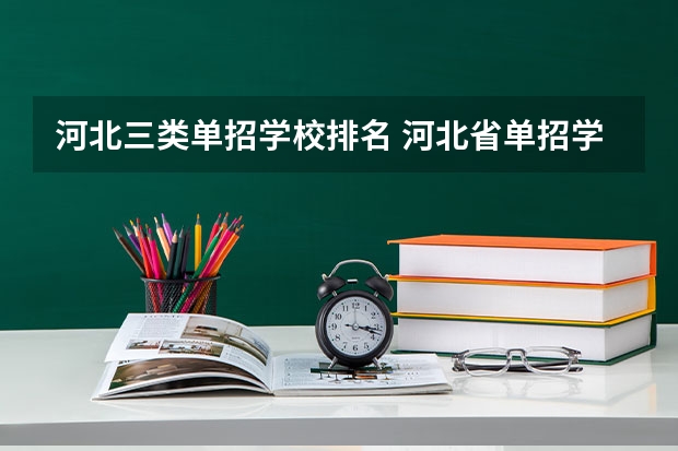 河北三类单招学校排名 河北省单招学校排名