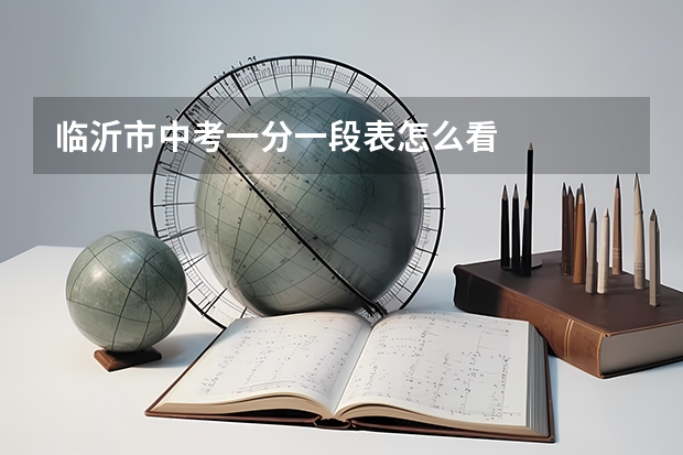 临沂市中考一分一段表怎么看