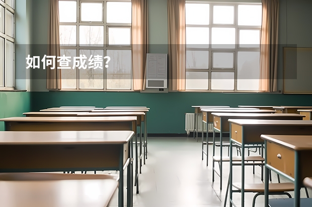 如何查成绩？