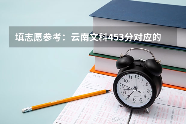 填志愿参考:云南文科453分对应的大学 填志愿参考:云南文科517分对应的大学